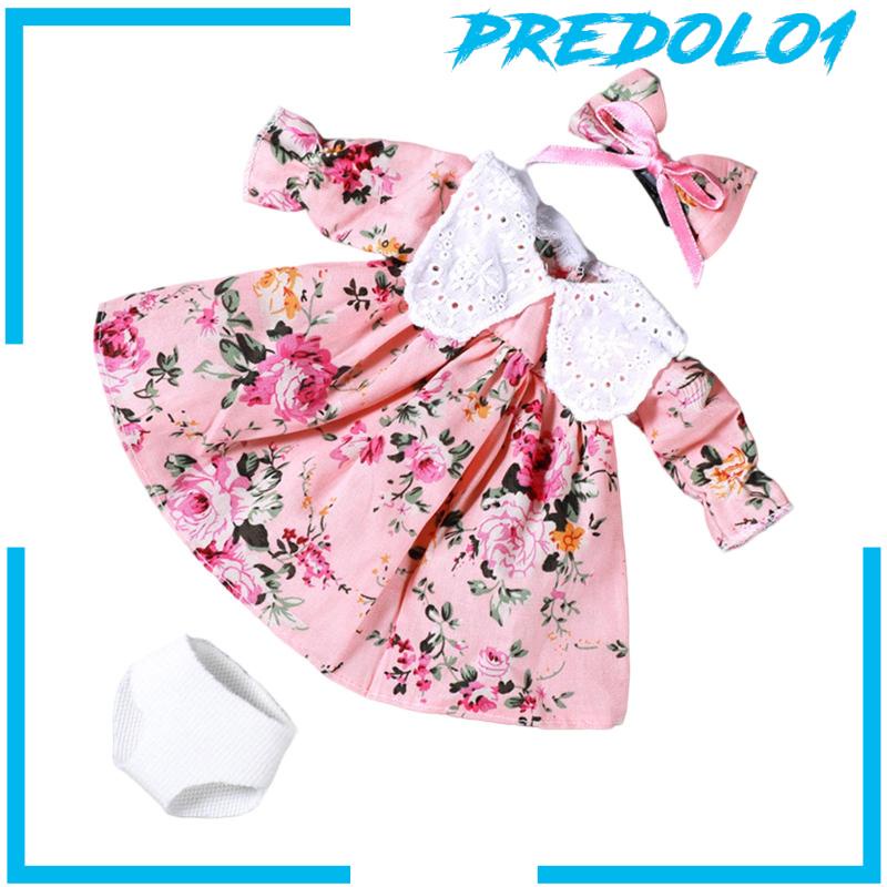 (Predolo1) Mainan Anak Perempuan Dress Mini Untuk Boneka