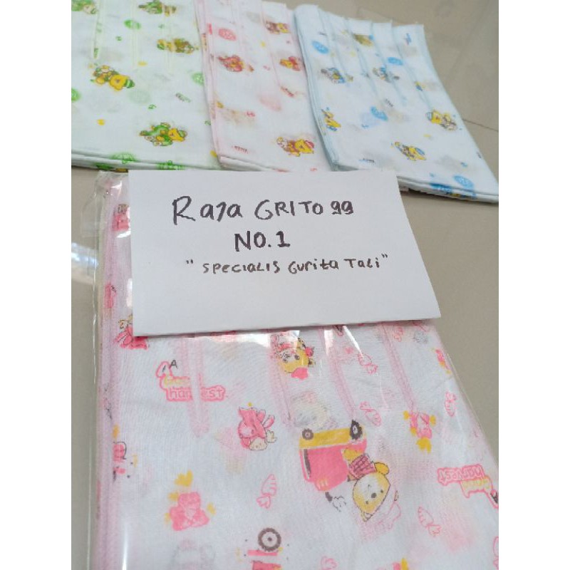 Gurita bayi tr sablon Besar isi 1 Lusin / 12pcs grito ikat bayi gambar Large / grita tali TR print uk Besar - Grosir