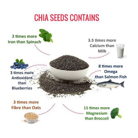 Organic Chia Seed Peru 100 gram