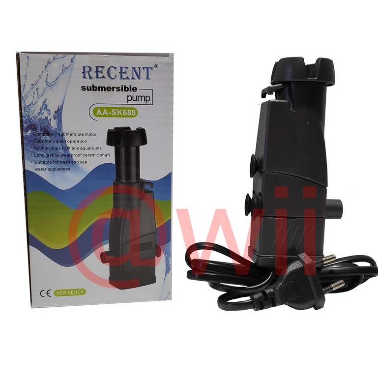 skimmer surface filter pompa recent aa sk 688 aquarium aquascape