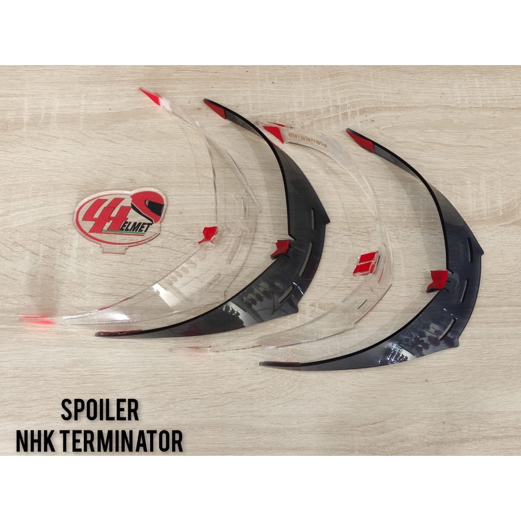 Spoiler Helm NHK Terminator asesoris helm NHK terminator