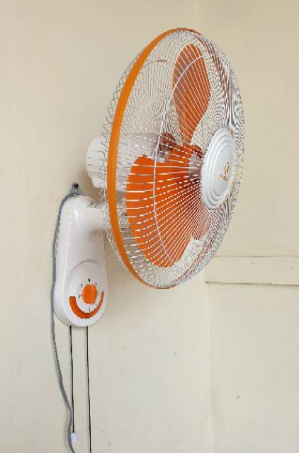 Kipas Angin Dinding 16 inch / Wall Fan Rinrei DRN201 (Lampu malam)