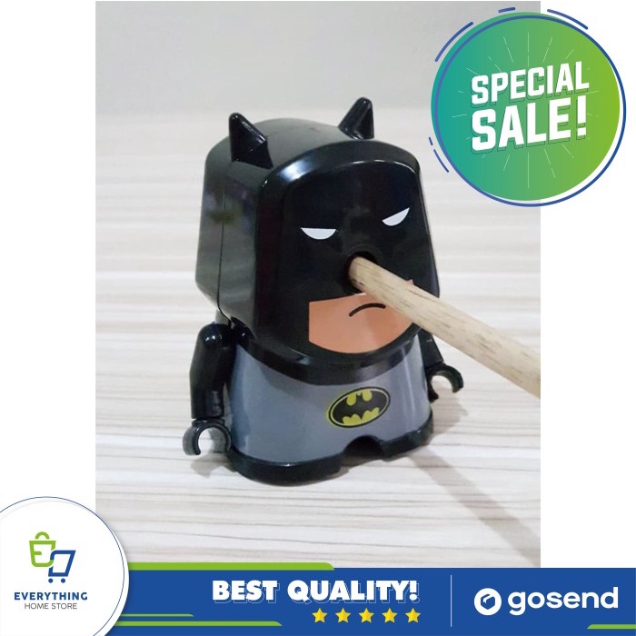 

[GRATIS ONGKIR] Rautan Pensil Anak BATMAN PREMIUM TERJAMIN