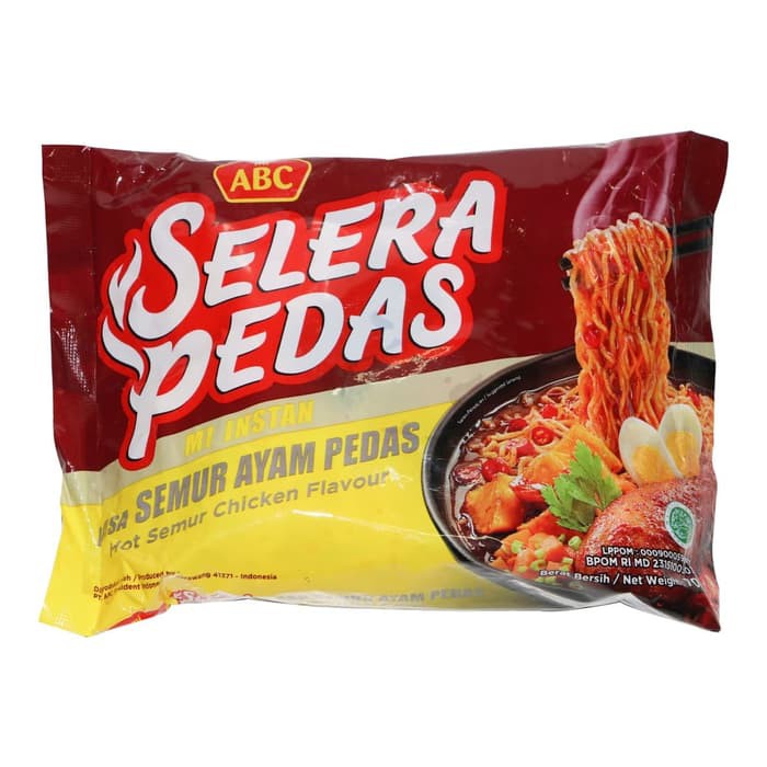 Jual [halal] Abc Selera Pedas Mi Instan Rasa Semur Ayam Pedas 70gr