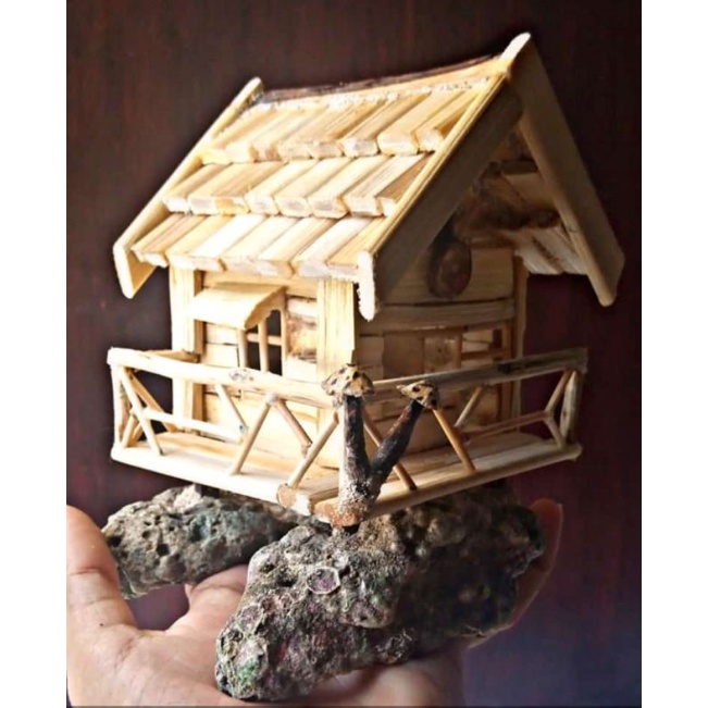 MINI HOUSE/MINIATUR RUMAH/AKUARIUM/AQUASCAPE/BONSAI