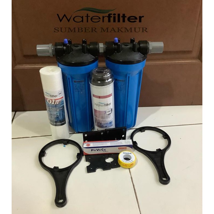 Paket Filter Air Sumur 2 Housing Blue