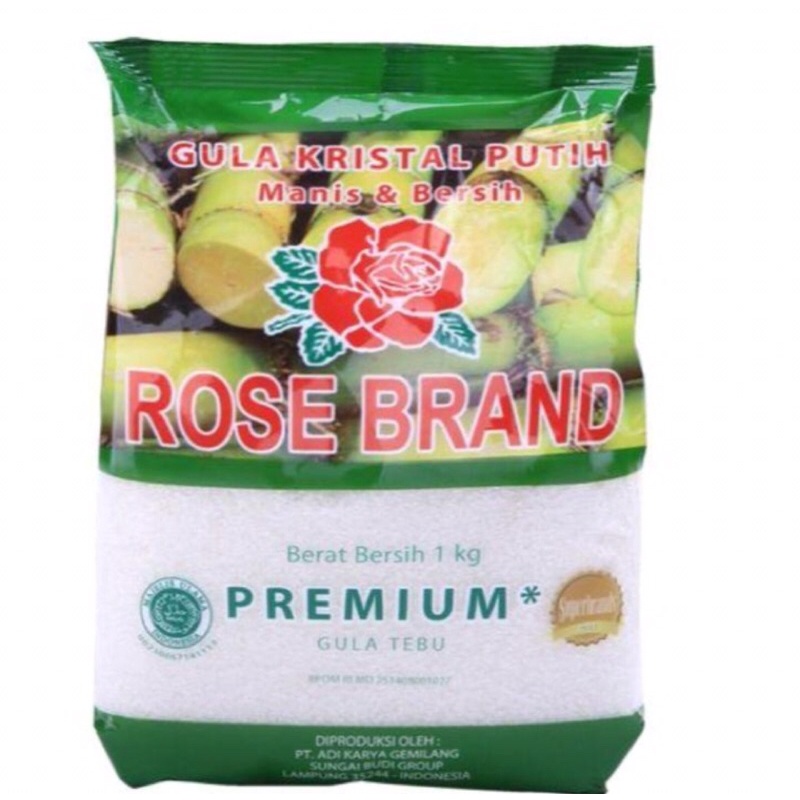 

Rose Brand Gula Pasir Putih Premium (1Kg)