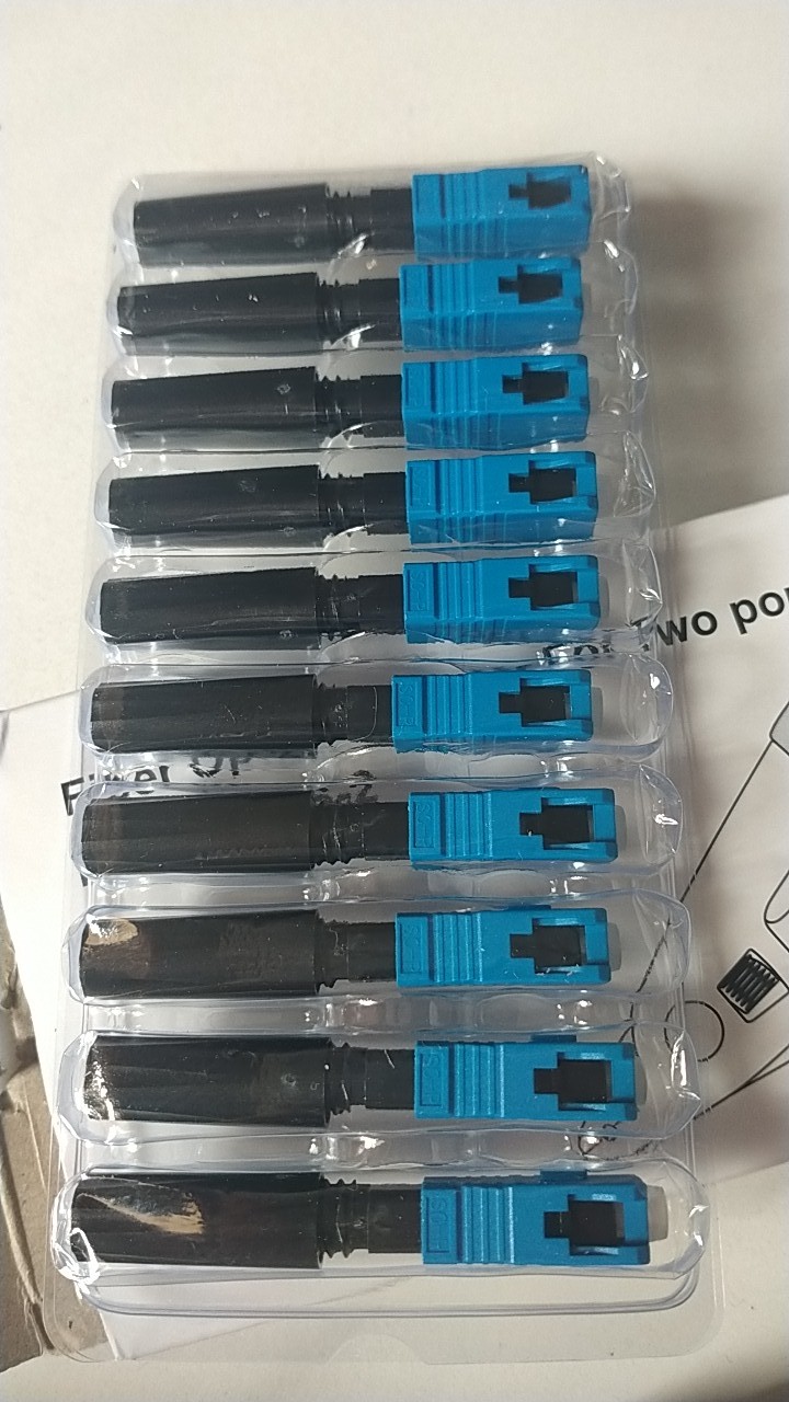10pcs Konektor Fiber Optic Quick Cold Upc Quick Cold Upc Ftth Upc