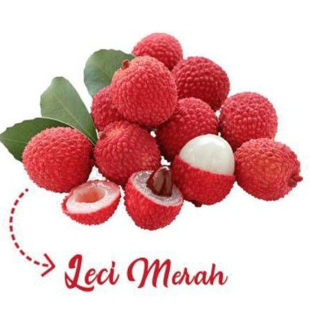 PREMIUM PUNYA  LECI MERAH ROYAL 1KG FREE BOX CANTIK / BUAH SEGAR MURAH