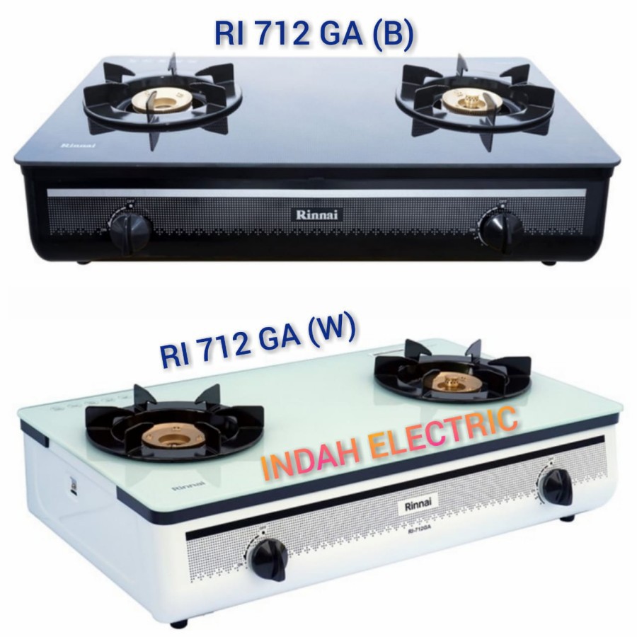 Jual Kompor Gas Kaca Rinnai 2 Tungku Ri 712 Gab Garansi Resmi Indonesia Shopee Indonesia