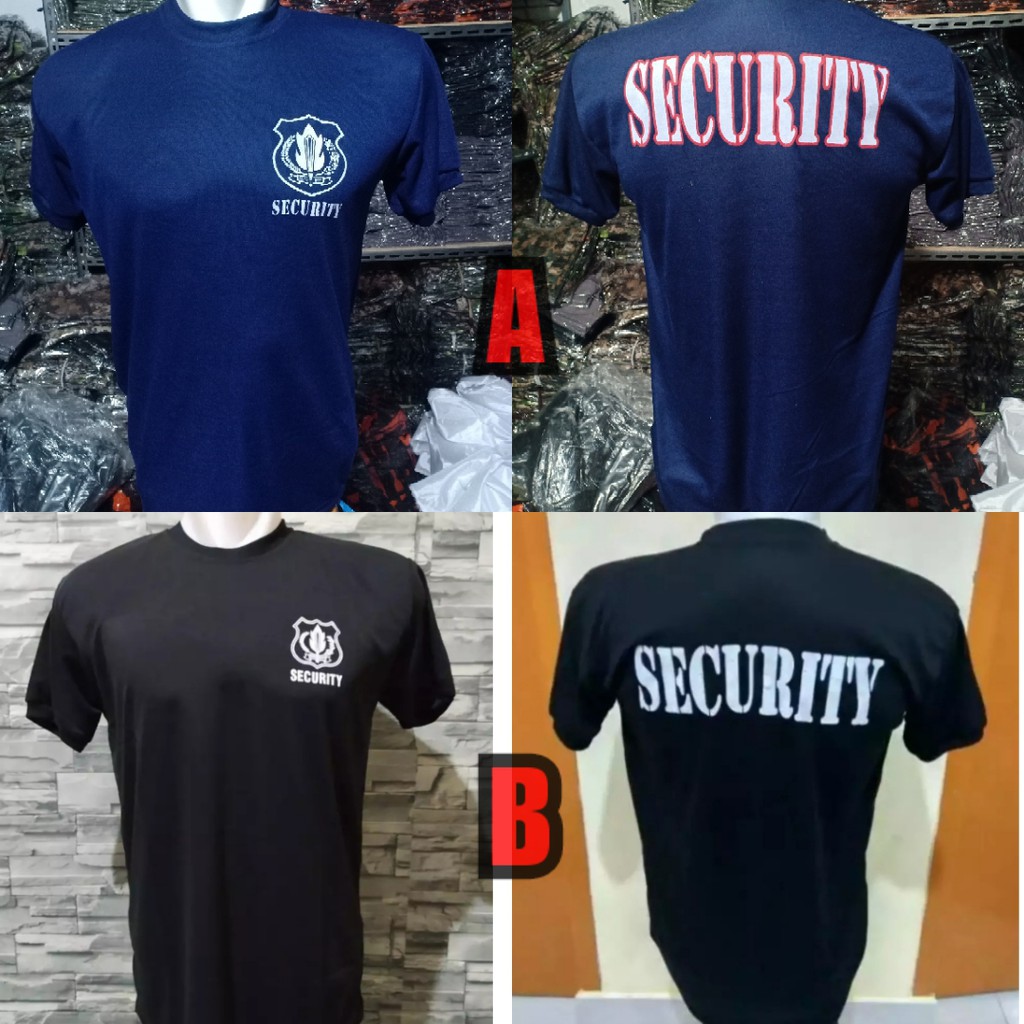 Kaos security || Kaos tangan pendek security || Kaos dalaman security