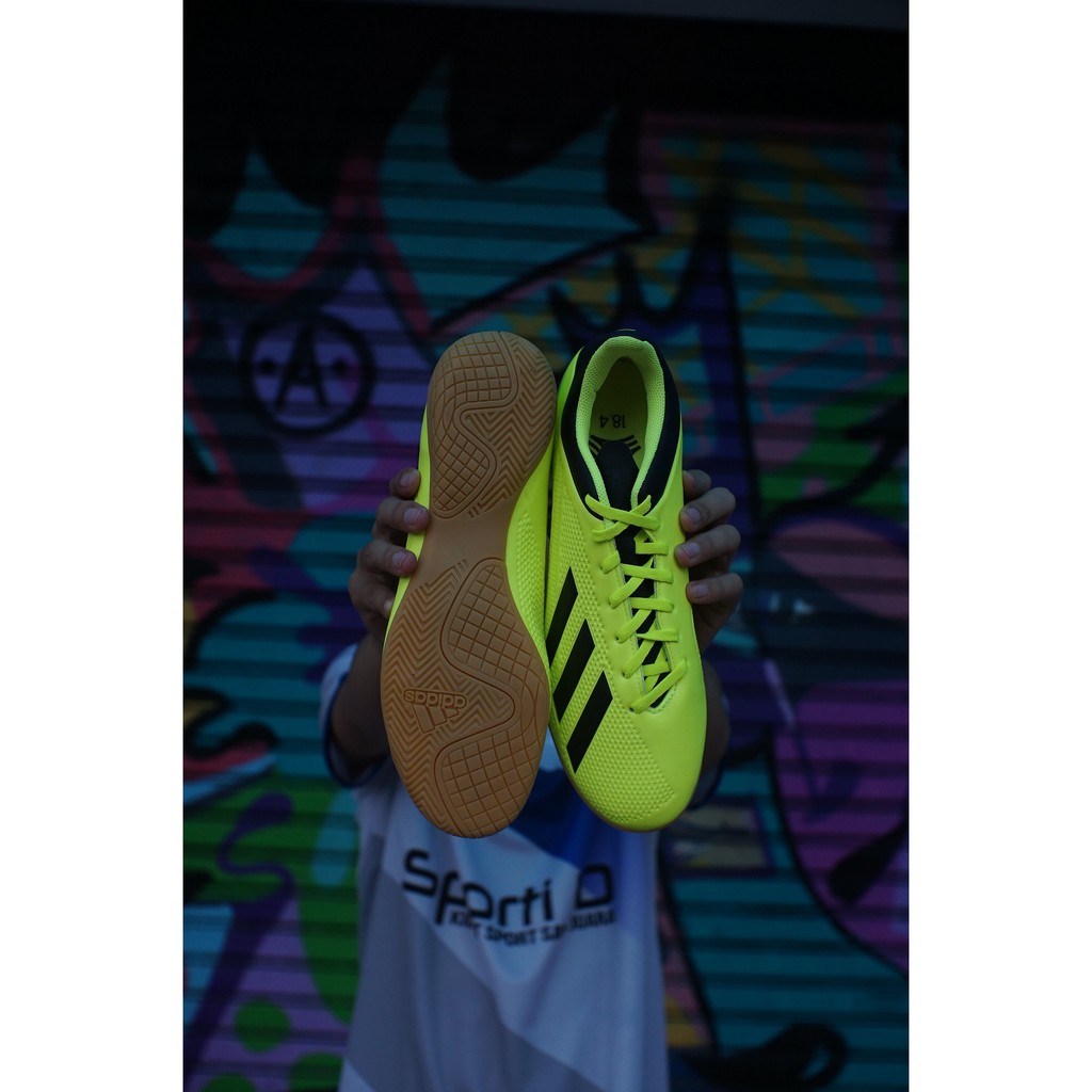 Sepatu Futsal Adidas X Tango 18.4 IN - Yellow Original