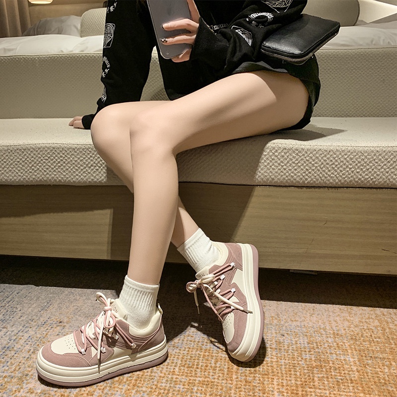 FREE KOTAK Sepatu Kets Wanita Tebal Shoes Perempuan Remaja Dewasa Kekinian Murah Terbaru Sepatu Sneakers Korean Style 039