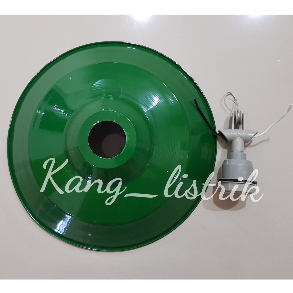 KAP LAMPU GANTUNG/ KAP WD + FITTING GANTUNG E27 uk SEDANG