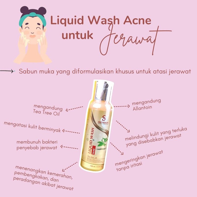 Skincare Sabun Muka jerawat sabun wajah acne jerawat sabun cuci muka SHINESKIN acne