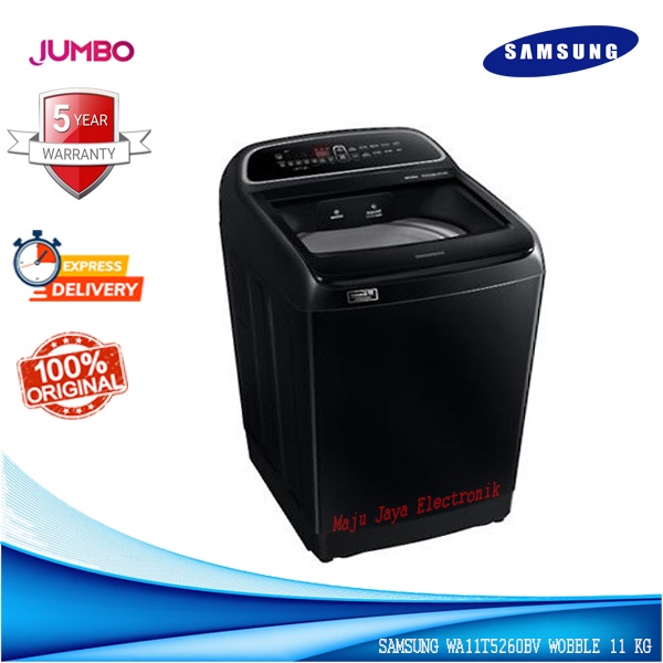 Mesin Cuci 1 Tabung SAMSUNG WA11T5260BV 11 KG Anti Lilit WOBBLE