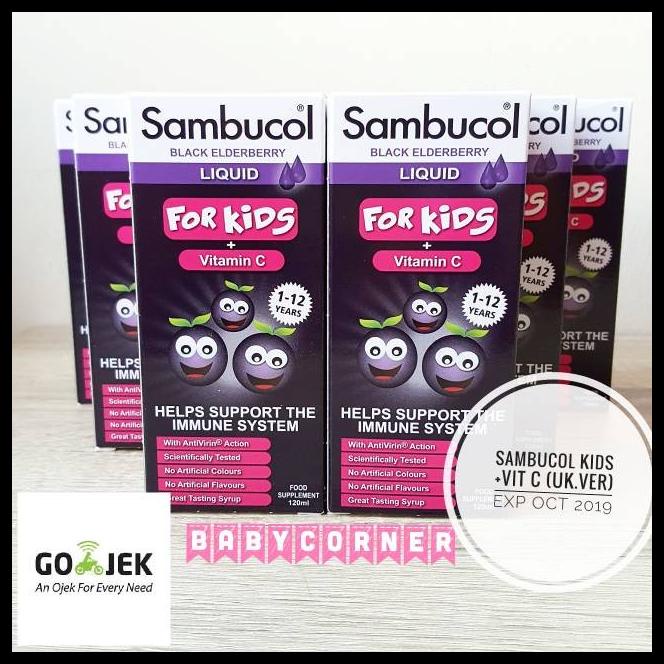 

DISKON TERBATAS !!! SAMBUCOL KIDS +VIT C UK VERSION TERLARIS