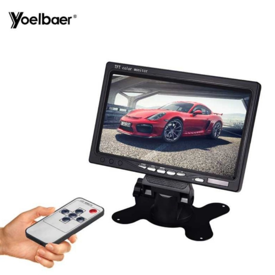 yoelbaer layar monitor mobil tft lcd 7 inch c-T703