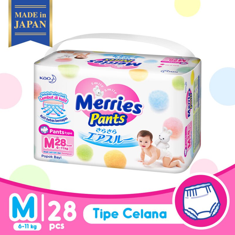 Merries Premium Pants M28 - Merries Popok Celana Premium M 28