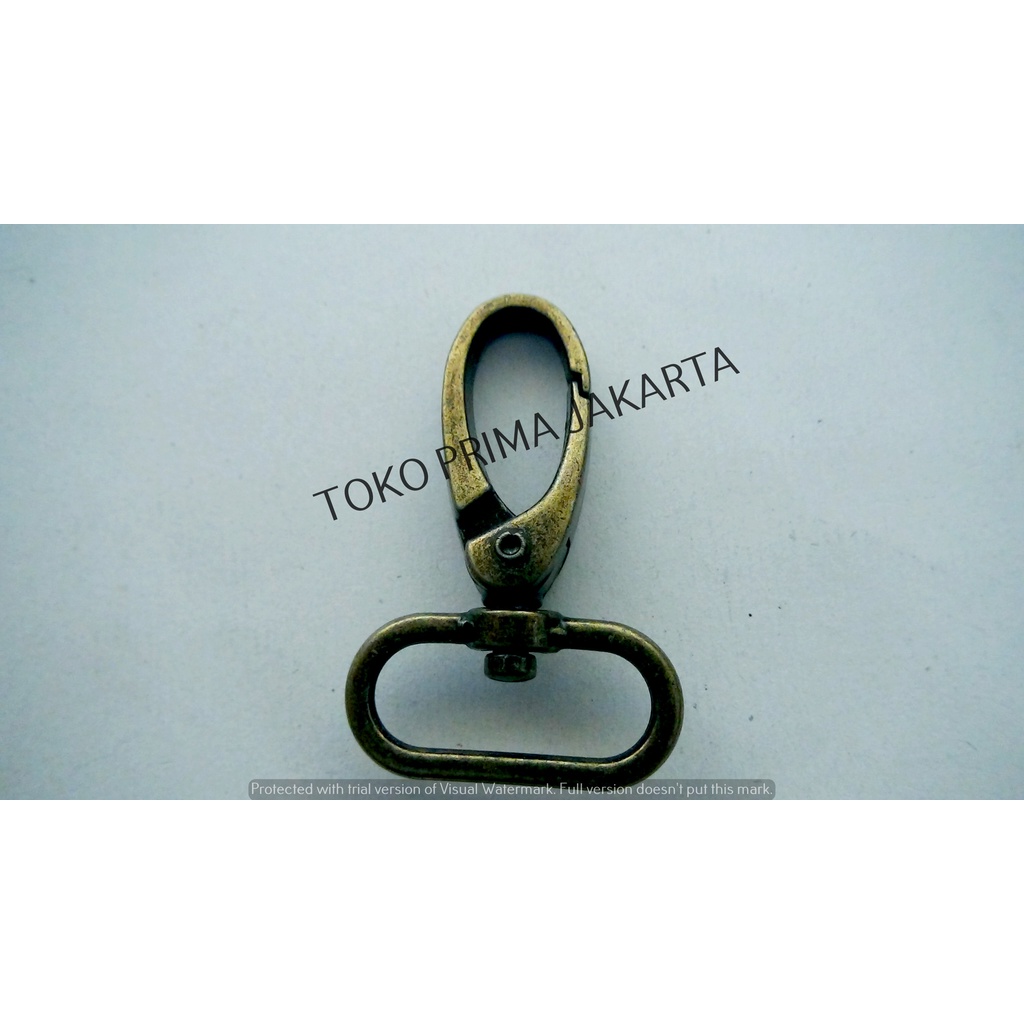 

AKSESORIS CANTELAN GANTUNGAN KOKOT KAITAN METAL BAG HOOK PENGAIT BESI 212-25 B AG