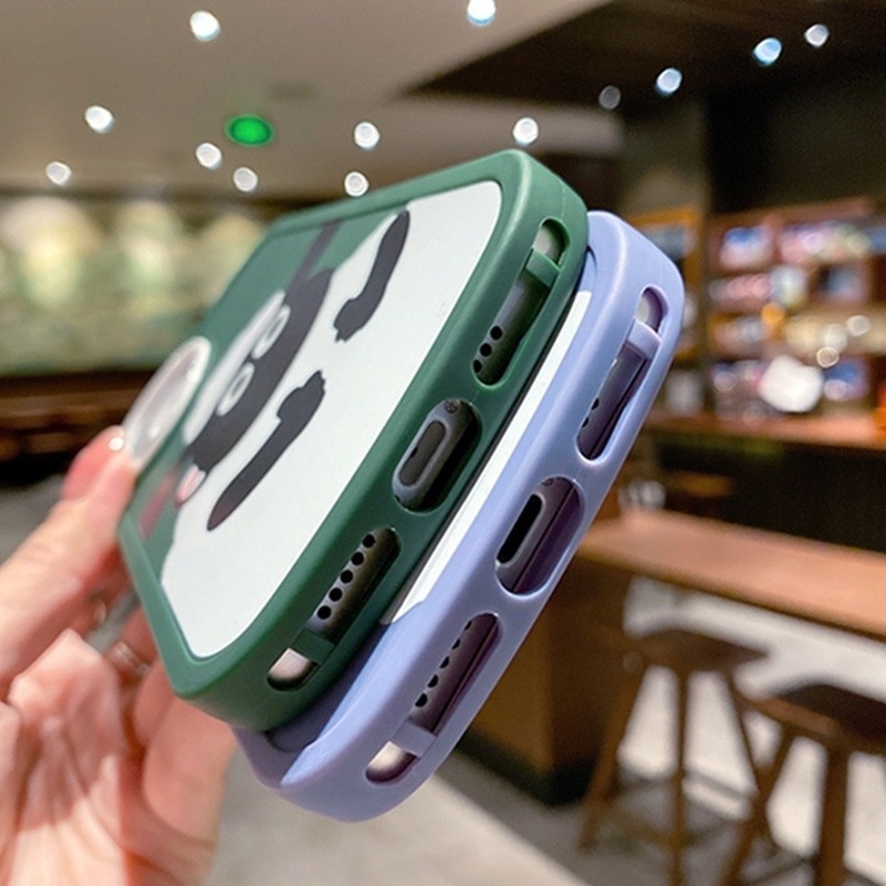 Soft Case TPU Motif Kartun Untuk iPhone 13 12 11 Pro Max Xr X Xs Max Se 2020 7P 8P 7 8P