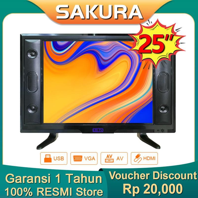 TV TERBARU Weyon Sakura TV LED 25 inch HD Ready Televisi Murah(TCLG-S25GWIDE) Murah