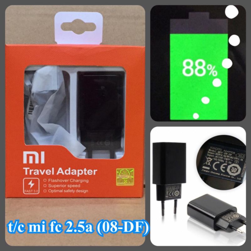 Charger xiaomi fast charging 2.5A usb type C