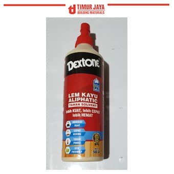 

Lem Dextone ALIPHATIC 500gr Tahan Solvent Kayu Serbaguna Coklat Muda