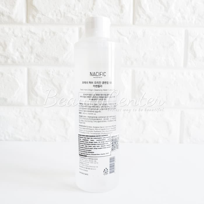

Nacific Fresh Herb Origin Cleansing Water 300ml / Natural Pacific BPOM