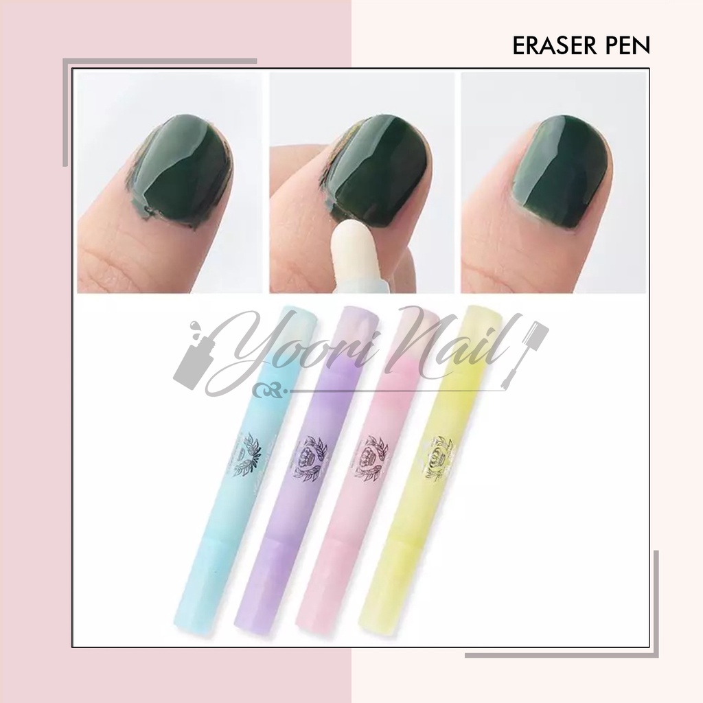 Eraser pen nail polish eraser pen pembersih kutek yang belepotan