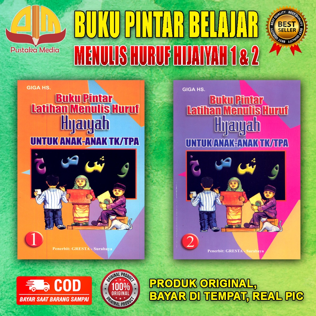 Buku Pintar Latihan Menulis Huruf Hijaiyah