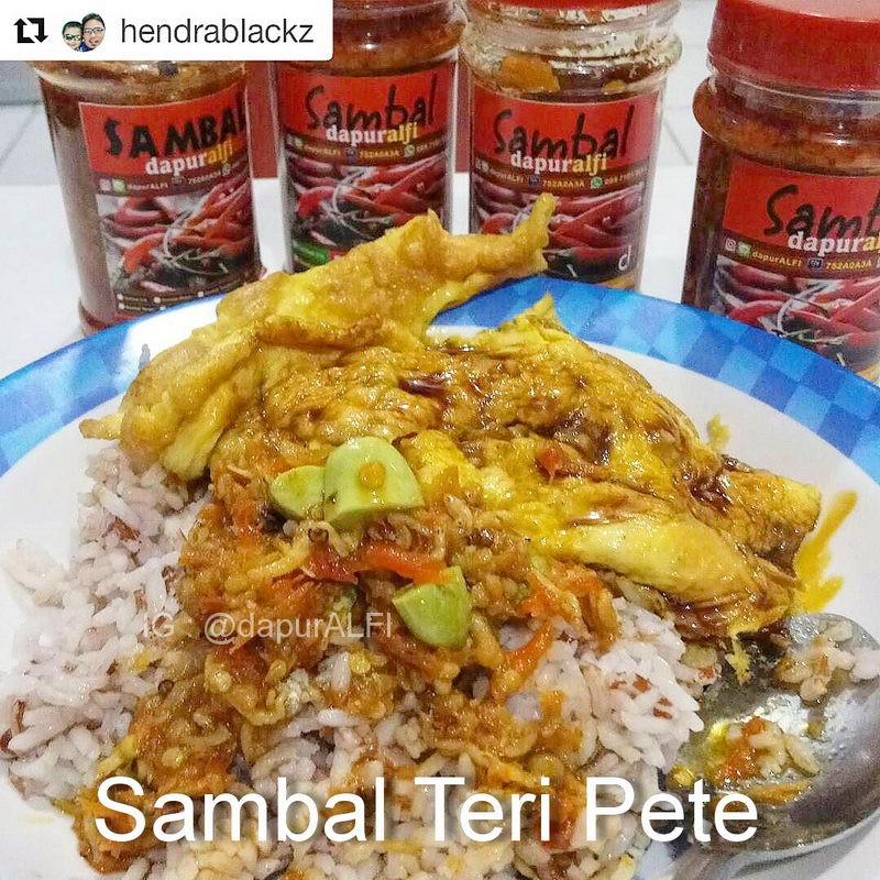 

SAMBAL TERI PETE DAPUR ALFI