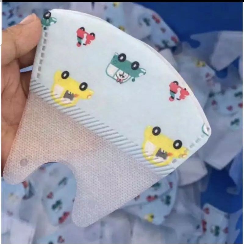 masker 3 ply anak / bayi duckbill isi 10 / masker kn95 anak / bayi