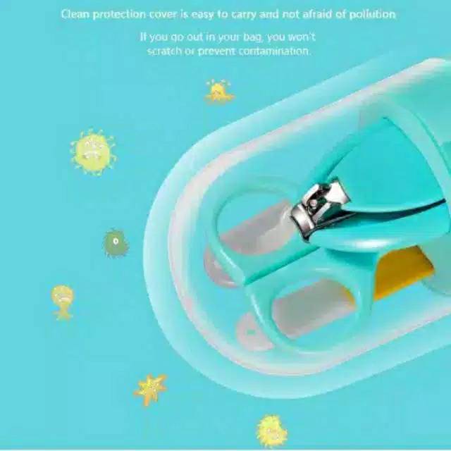 BANDUNG Gunting Kuku Bayi Bulat/ Manicure Set Bayi / Gunting kuku Bayi 2in 1