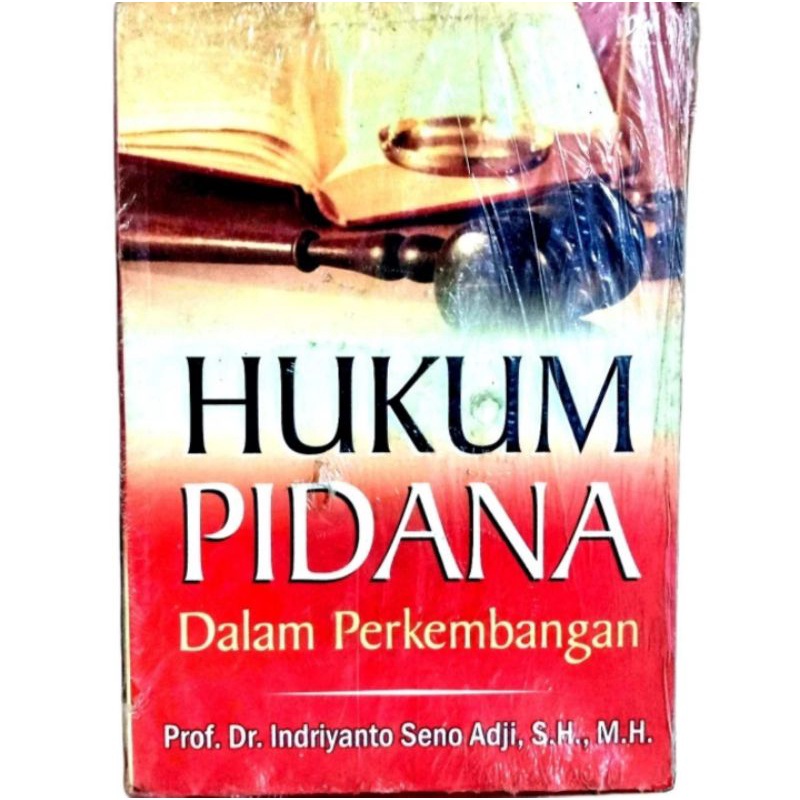 buku original..  hukum pidana dan perkembangan. - indriyanto Seno adji