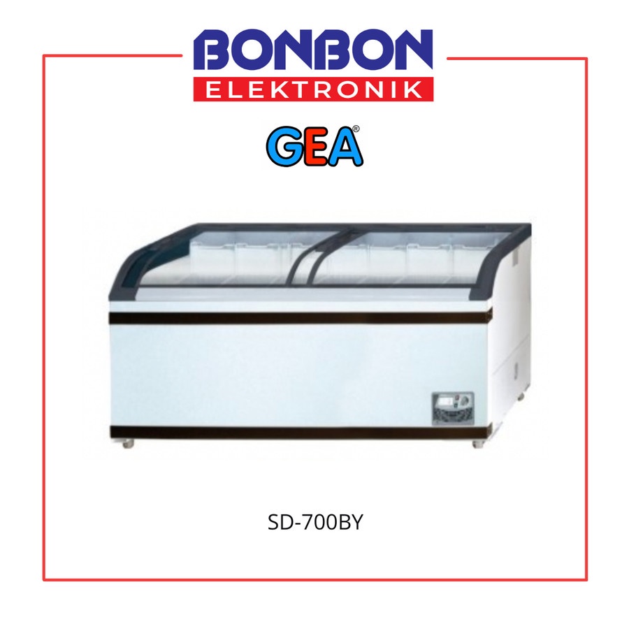 GEA Sliding Curve Glass Freezer SD-700BY / SD700BY 700L