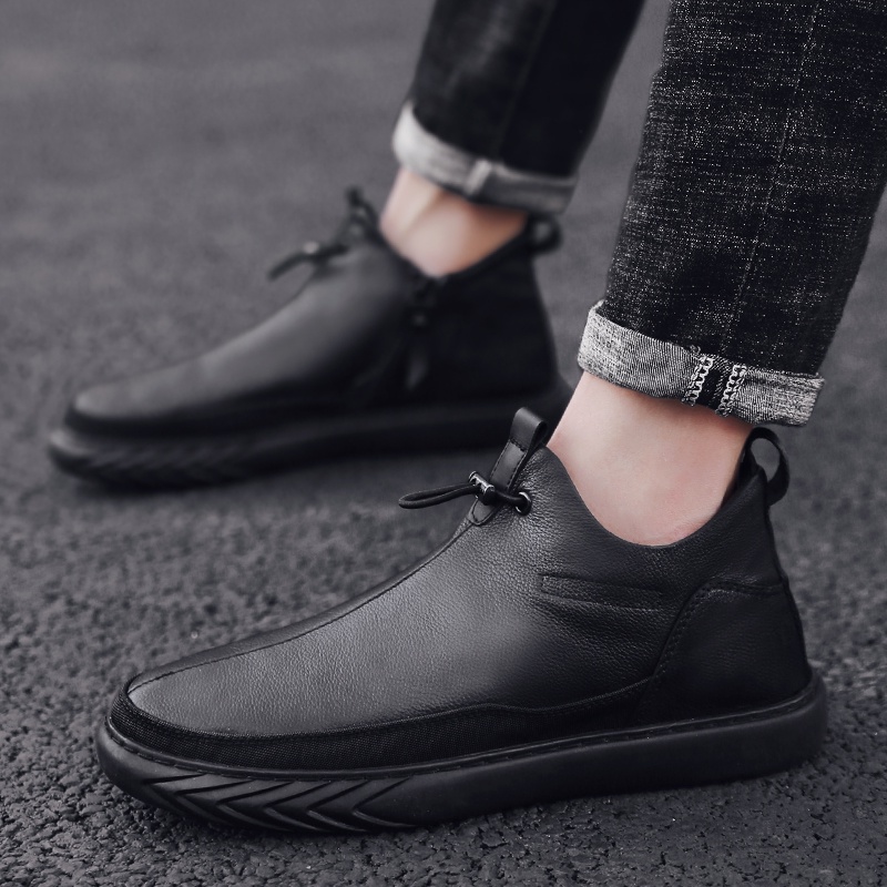 Klassic Fashion Sepatu Pria Hitam Casual Kerja Murah Formal Model Kulit Asli Original Terbaru 093