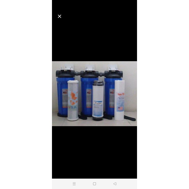 paket 3 filter air housing biru 10&quot;3/4&quot;