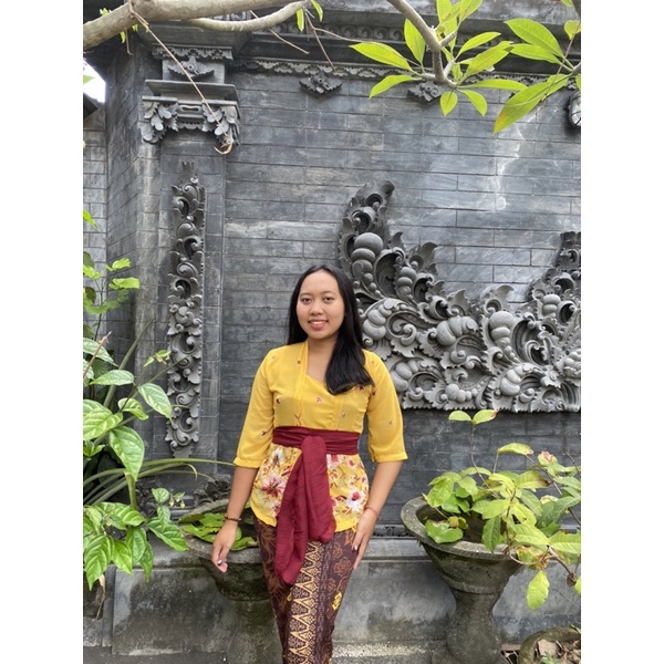 PROMO kebaya sifon motif bunga kebaya sifon jumbo murah kebaya sifon termurah kebaya bali murah paka