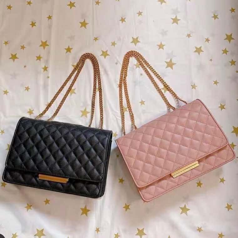 [TANG&amp;YENNY]9.9 SALE  TAS SELEMPANG WANITA C*NK PU LEATHER FASHIONABLE #55936