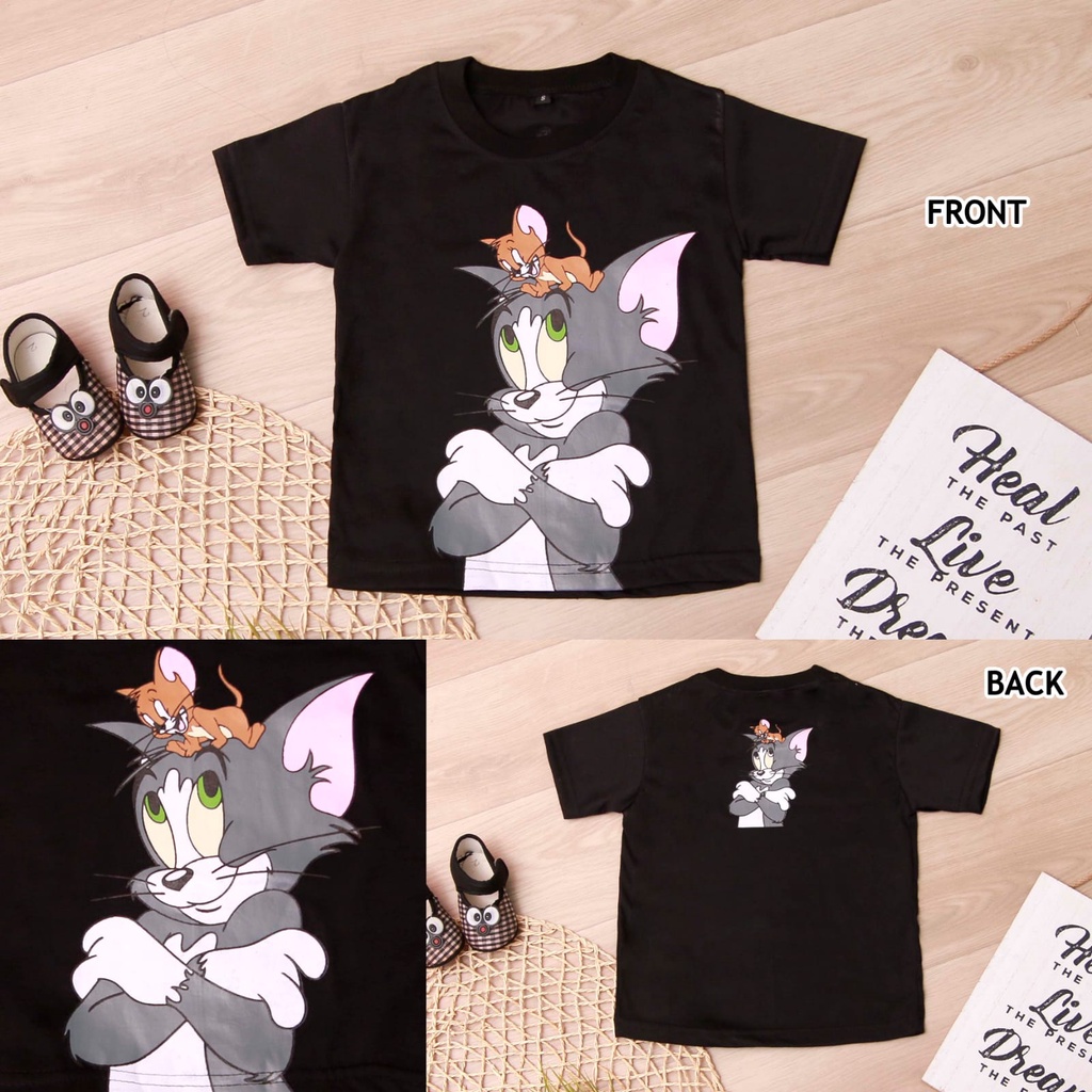 Jikialiang - KAOS ANAK LAKI LAKI &amp; PEREMPUAN USIA 1-8 TAHUN GAMBAR TOM