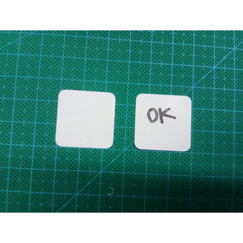 

sticker label 2.5 x 2.5 cm 100 pcs serbaguna glossy
