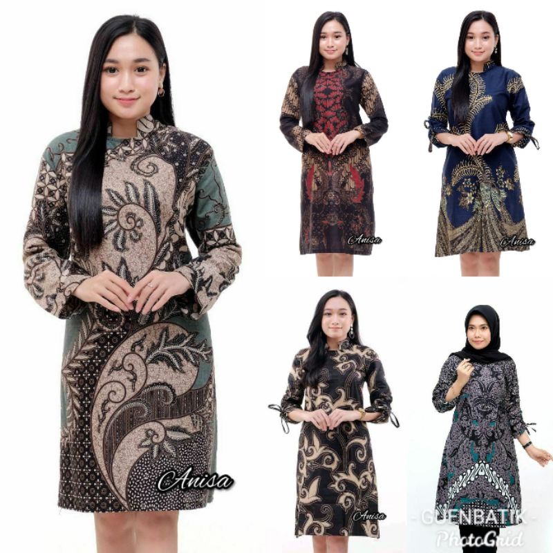 Tunik batik best seller ready pasanganya