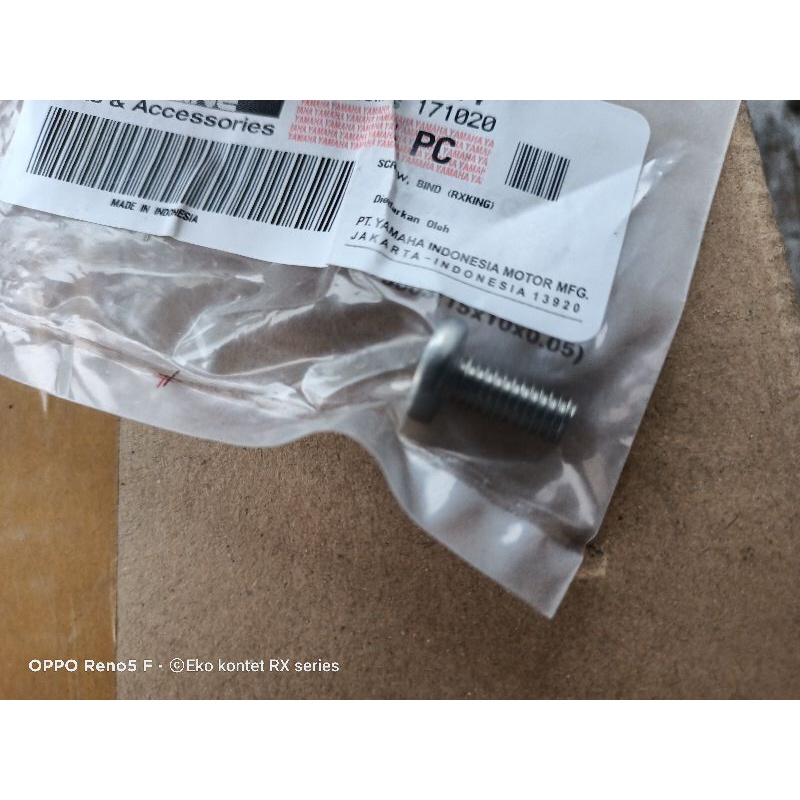 baut tameng knalpot RX king peredam 2008