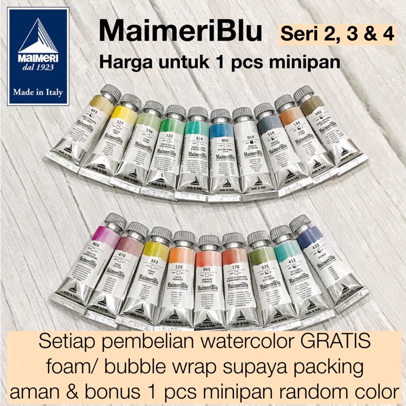 

Maimeri MaimeriBlu watercolor Cat Air share tube Seri 2, 3, 4