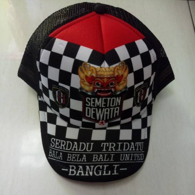 TOPI BALI UNITED HITAM SERDADU TRIDATU