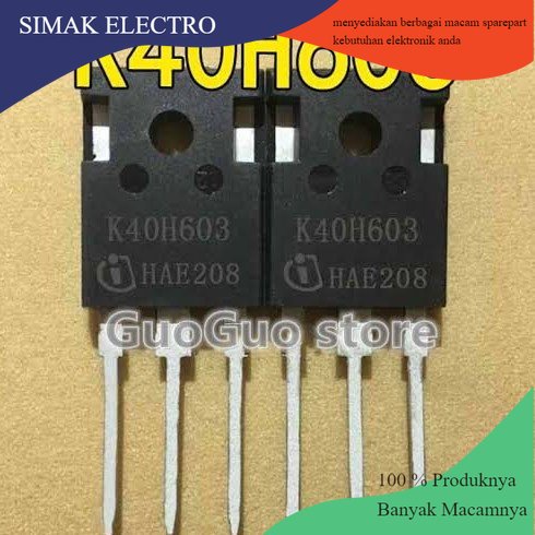 K40H603 IKW40N60H3 40H60 Infineon IGBT Mesin Las To-247 40A 600V