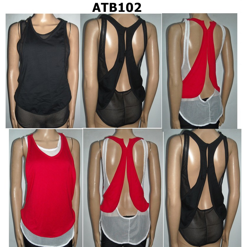 Baju Senam Tanktop ZUmba Yoga Dance Sport kode 102