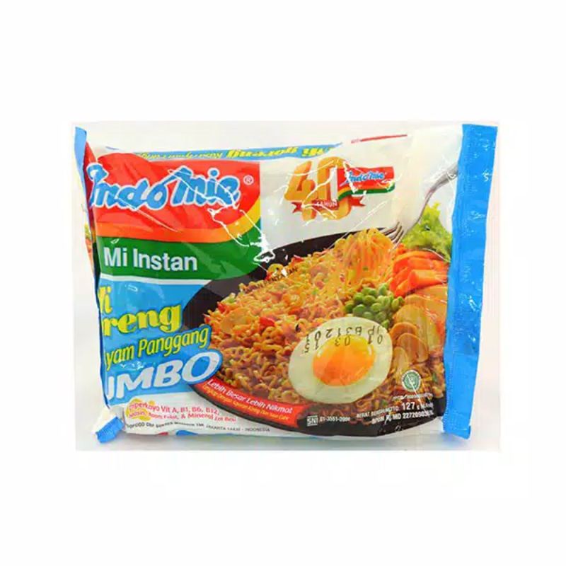 

Indomie goreng rasa ayam panggang jumbo