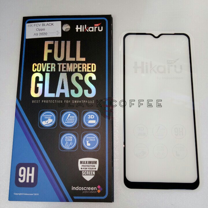 Tempered glass full oppo A9 2020 / A5 2020 screen guard Hikaru FCV